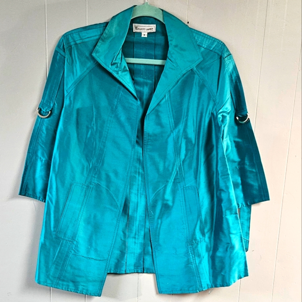 Elliott Lauren Silk Flyaway Jacket
